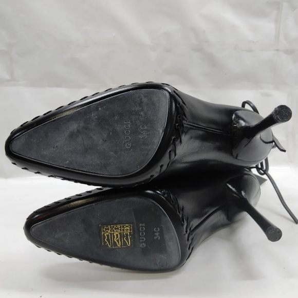 GUCCI BOOTS WOMEN BLACK LEATHER (CALF) - Picture 9 of 12